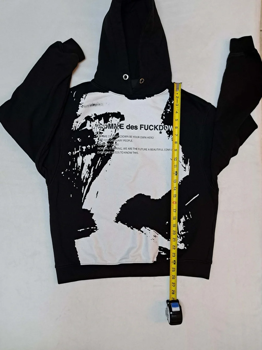 Comme des Fuckdown graphic hoodie - Women's size XL
